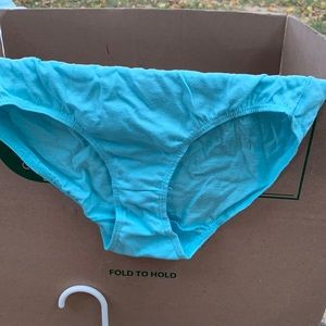 Youth girls underwear light blue size 12